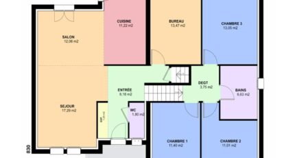 Sainte-Barbe Maison neuve - 1938123-594393_plan-rez-de-chaussee-et-etage.jpg Maisons Horizon